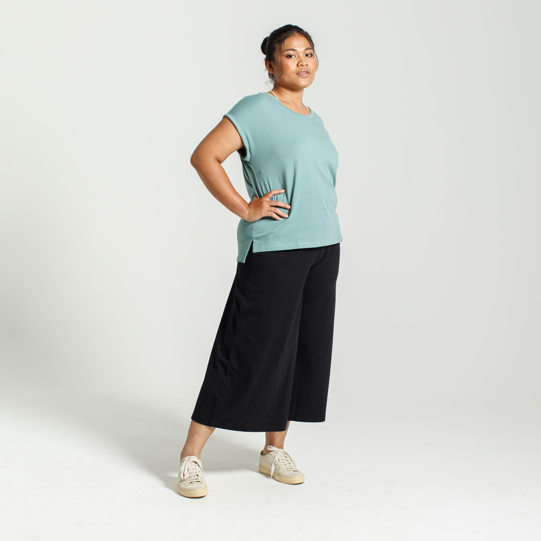 Rolled Sleeve Crew - Dorsu Ethical Clothing