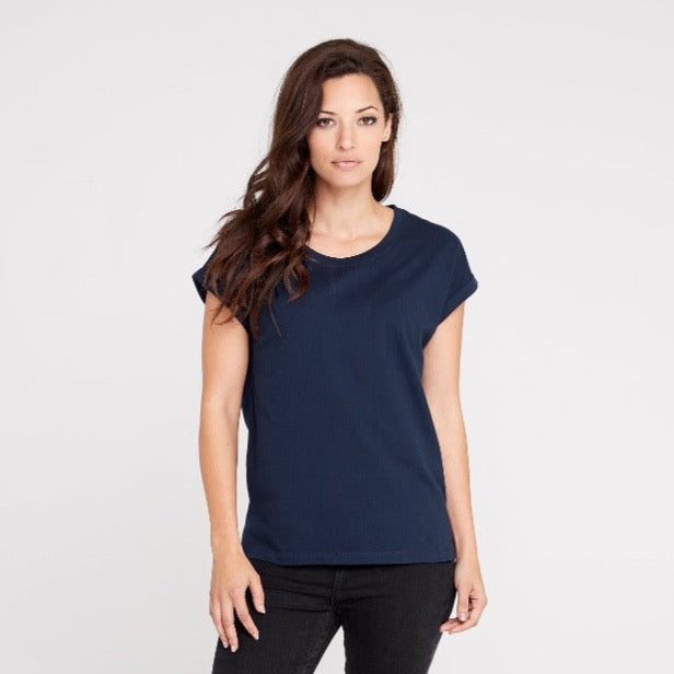 Rolled Sleeve Crew - Dorsu Ethical Clothing
