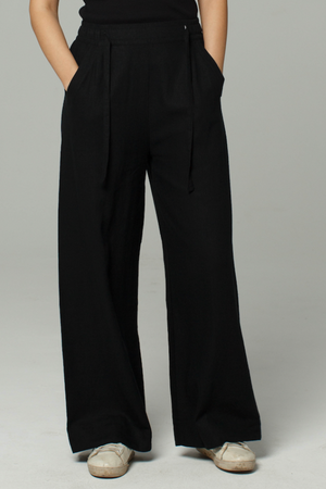 Wide Leg Linen Pants - Dorsu Ethical Clothing