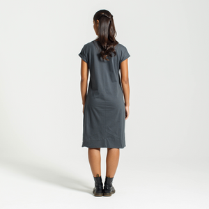 Rolled Sleeve Dress - Dorsu Ethical Clothing