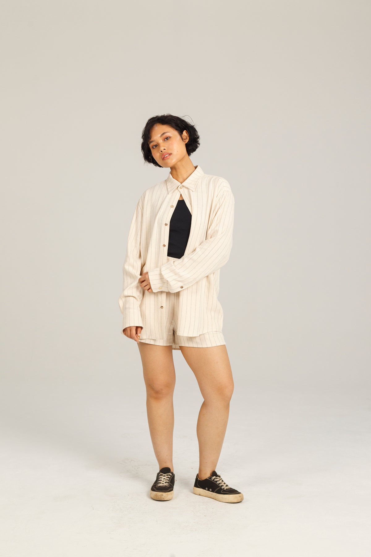 Relaxed Linen Button Down Shirt - Dorsu Ethical Clothing