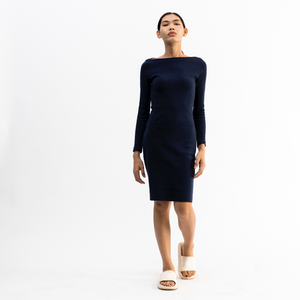 Long Sleeve Midi Dress - Dorsu Ethical Clothing