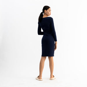 Long Sleeve Midi Dress - Dorsu Ethical Clothing