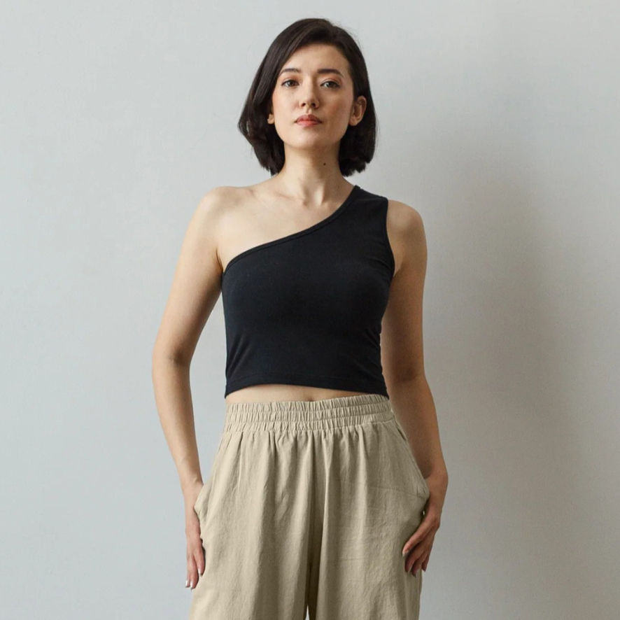 One Shoulder Tank - Dorsu Ethical Clothing