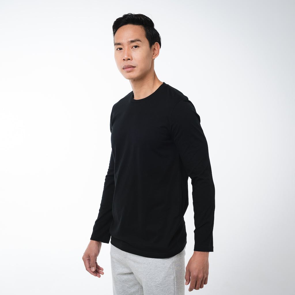 Mens Long Sleeve T Shirts - Dorsu Ethical Clothing