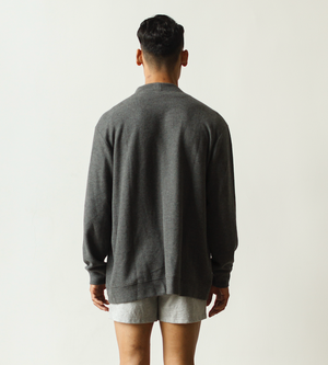 Cardigan | Charcoal - Dorsu Ethical Clothing