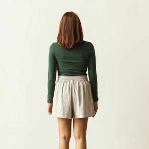 Long Sleeve Turtleneck | Forest Green - Dorsu Ethical Clothing