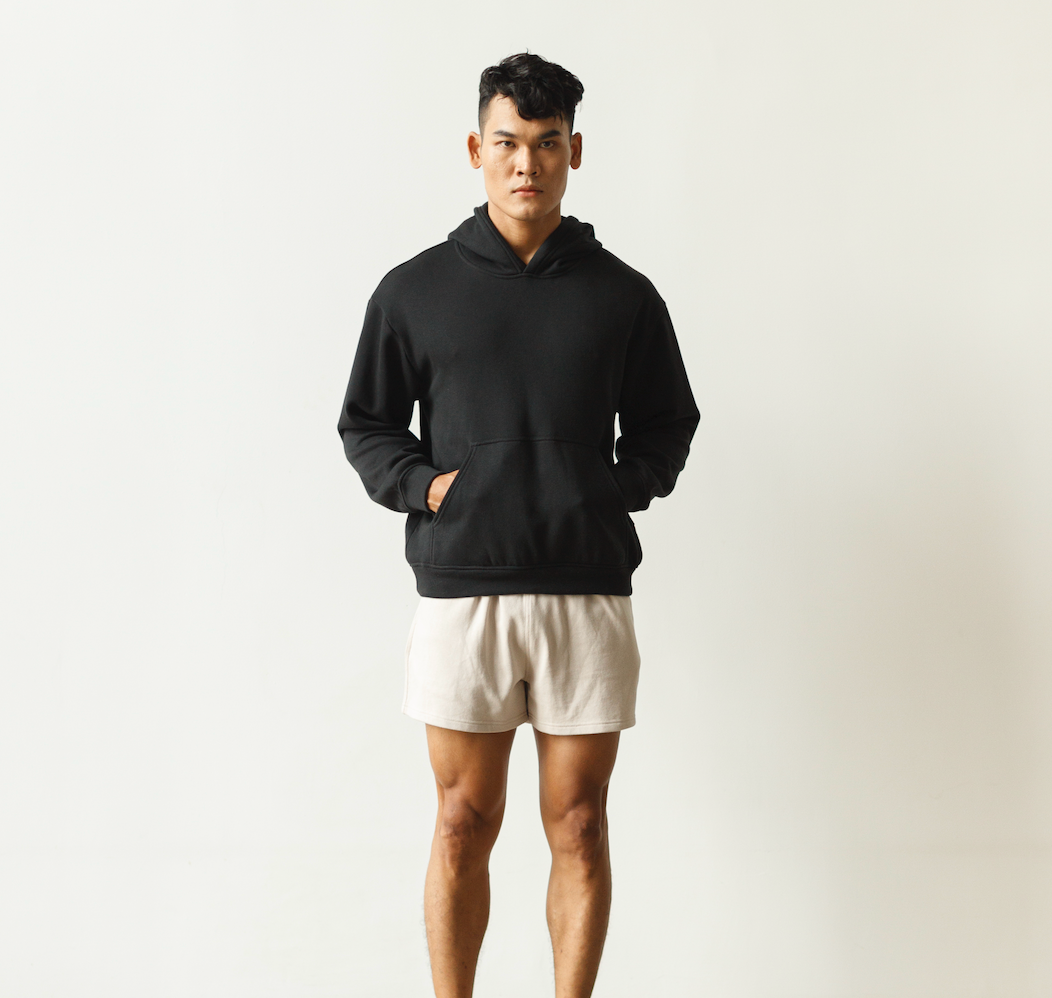 Oversized Hoodie | Black - Dorsu Ethical Clothing