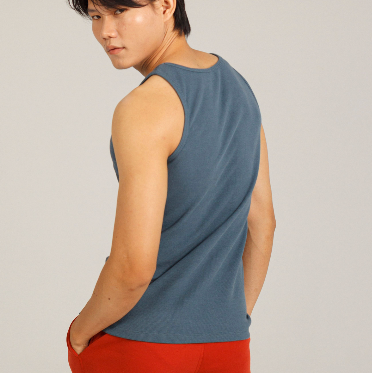 Men’s Ribbed Tank - Dorsu Ethical Clothing