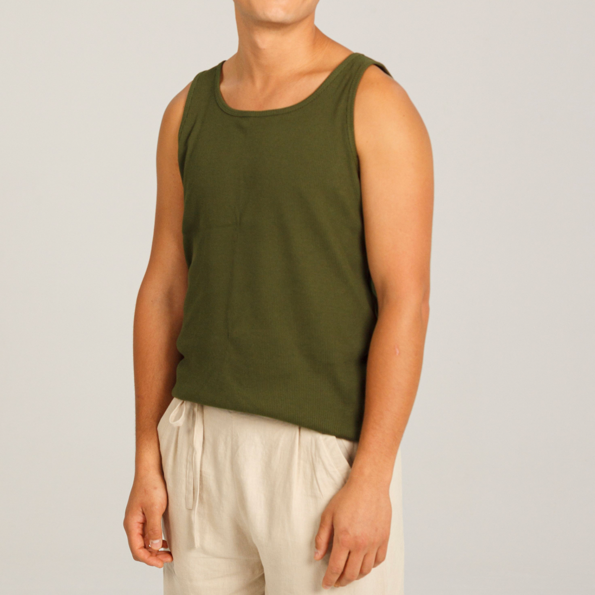 Men’s Ribbed Tank - Dorsu Ethical Clothing