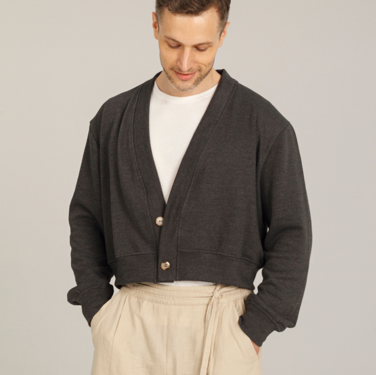 Cropped Cardigan - Dorsu Ethical Clothing