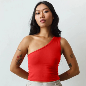 One Shoulder Tank - Dorsu Ethical Clothing