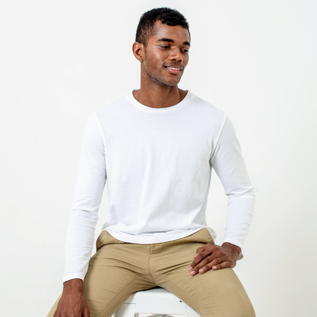 Mens Long Sleeve T Shirts - Dorsu Ethical Clothing