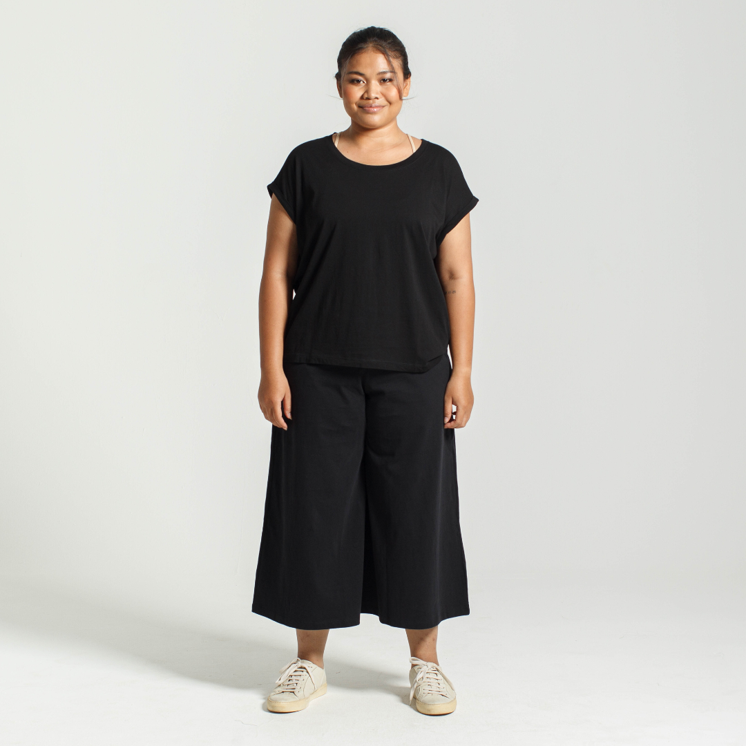 Rolled Sleeve Crew - Dorsu Ethical Clothing