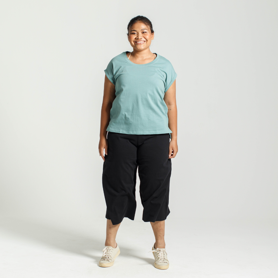 Rolled Sleeve Crew - Dorsu Ethical Clothing