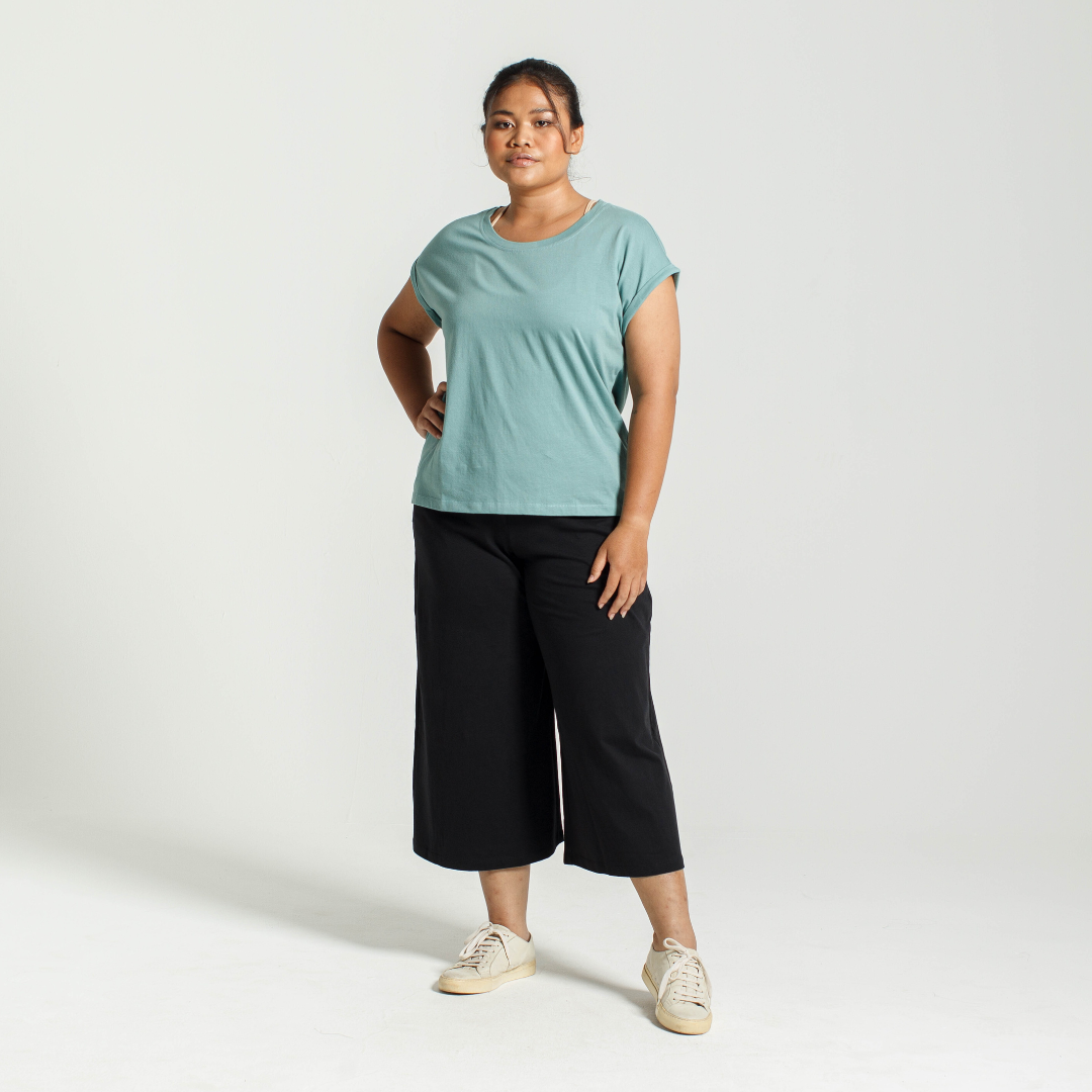 Rolled Sleeve Crew - Dorsu Ethical Clothing