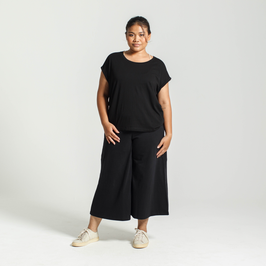 Rolled Sleeve Crew - Dorsu Ethical Clothing