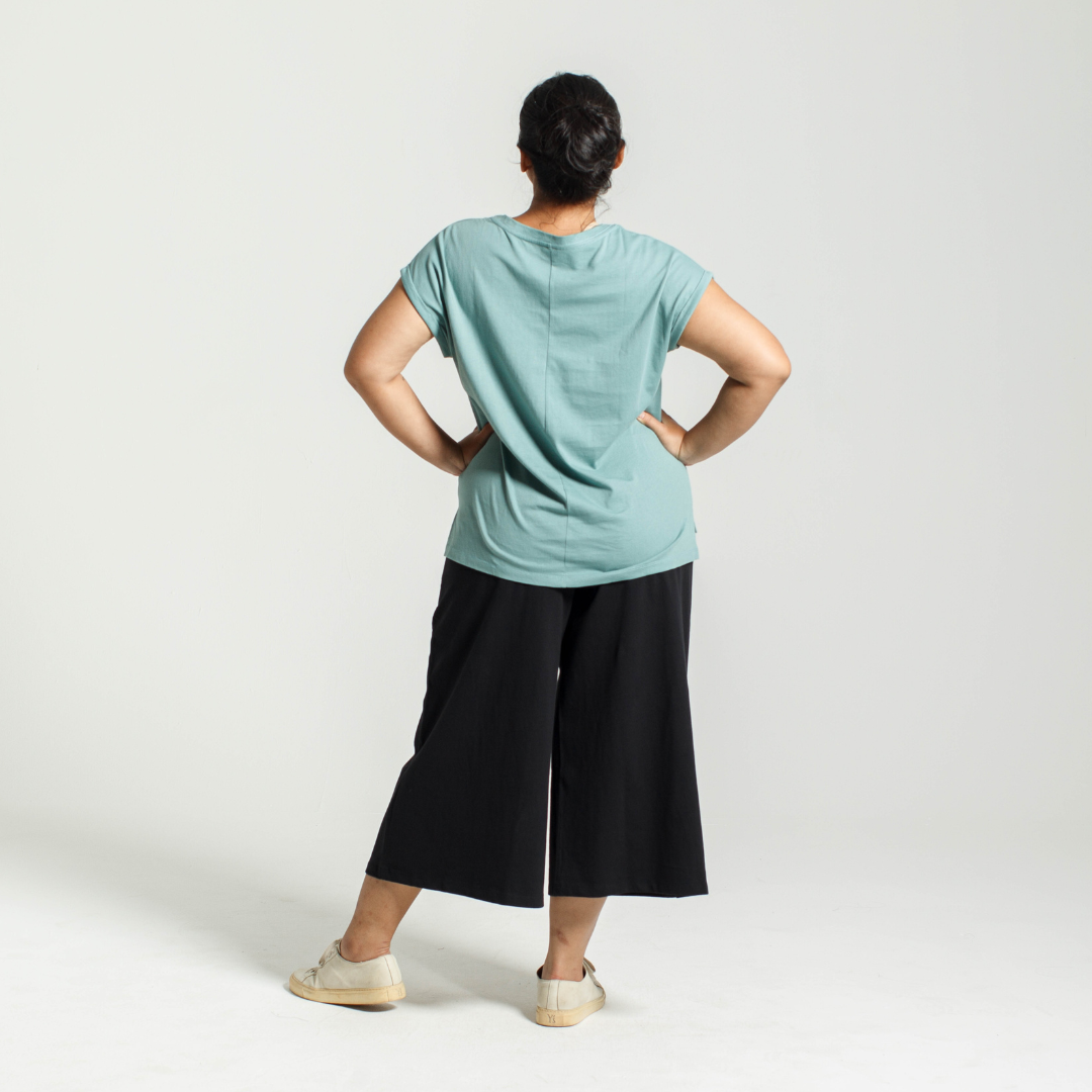 Rolled Sleeve Crew - Dorsu Ethical Clothing