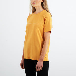 SMFF All Day T-shirt | Mustard - Dorsu Ethical Clothing