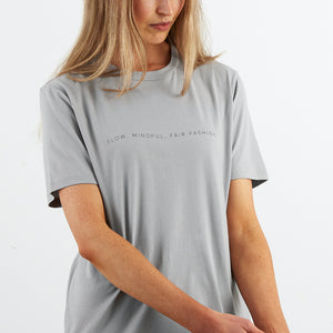 SMFF All Day T-Shirt | Pearl Grey - Dorsu Ethical Clothing