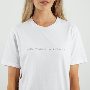 SMFF All Day T-shirt | White - Dorsu Ethical Clothing